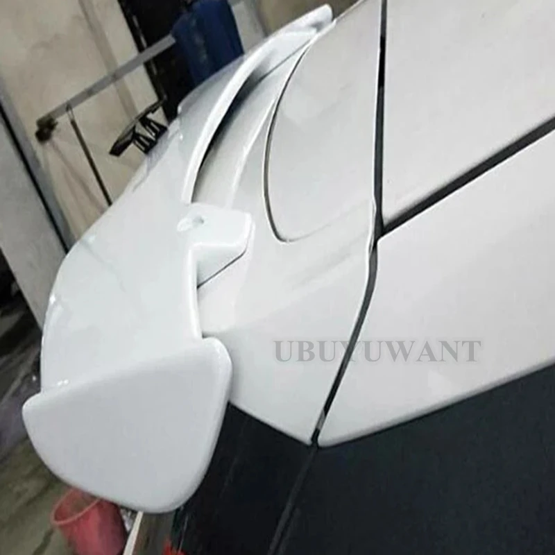XNJIHWA 3 PCS Universale Auto Mini Spoiler Ala Senza perforazione Stabilità del Veicolo Decorazione Della Coda Carbonio (Nero