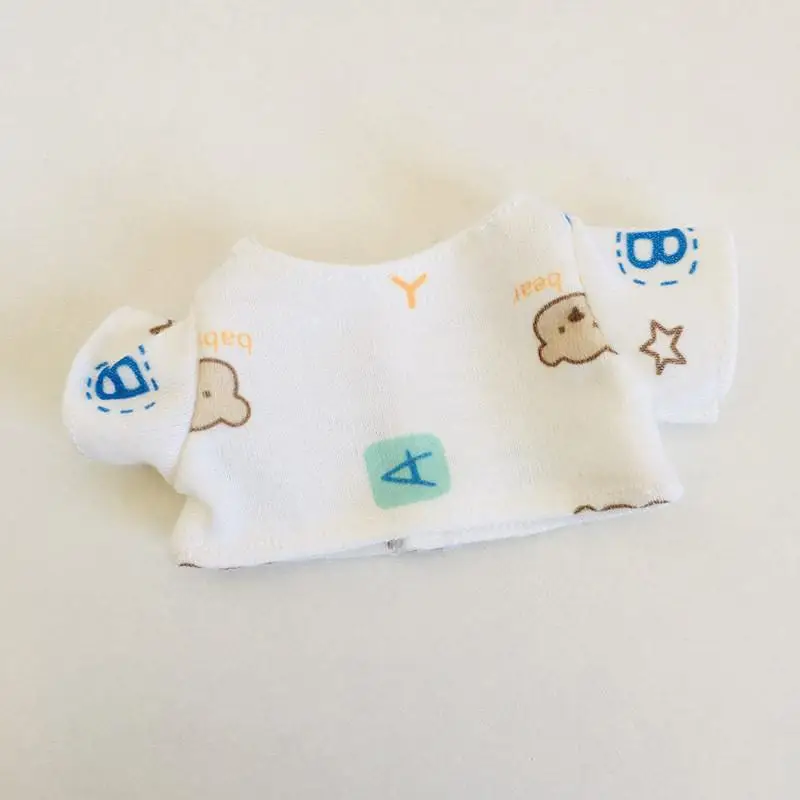 thumbnail image 1 of Mini ropa de peluche para muñecas, traje de 17cm, accesorios para muñecas, Kpop, Exo, Labubu, Idol, camiseta, monos con botones, 1 of 5