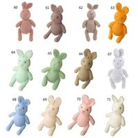Newborn Photography Props Bunny Doll Knitted Mohair Cartoon Rabbit Doll Toy Fotografia Accessory Studio Shoots Photo Props 4