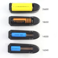 EU/US Plug Universal Charger For 3.7V 18650 18350 26650 16340 14500 Li-ion Rechargeable Battery Single Slot Automatic Charger 4