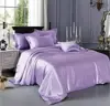 100% Pure Silk Satin Flat Sheet Fitted Sheet 16""To18"" Deep Poet Mattress Fit Silk Flat Sheet Pillowcases Set Cool Soft Silk 1