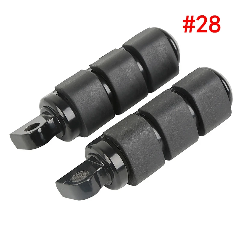 Coppia Gomme Pedaline Passeggero Posteriore Moto Varie Lunghezza 85 - 6