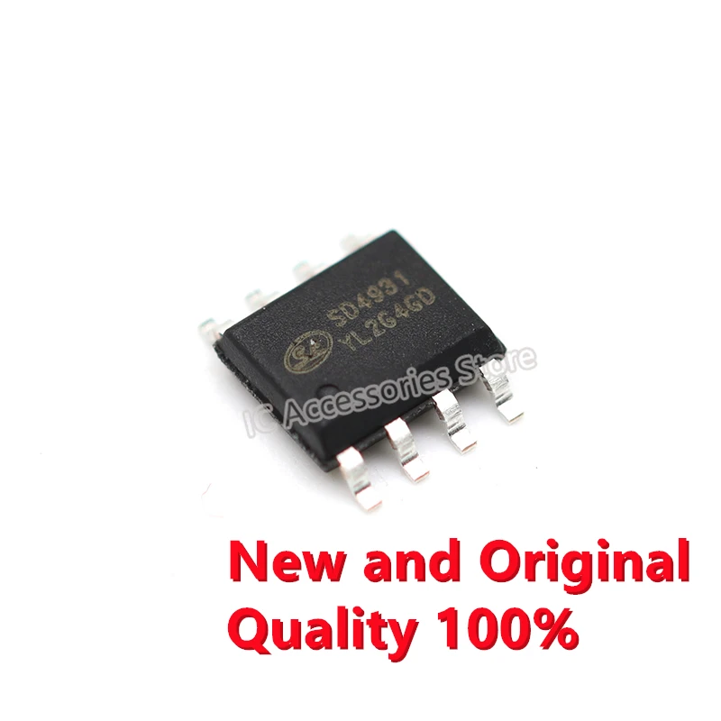 

10 шт., SD4931 SOP-8 RF трубка микроволновый транзистор AC-DC контроллер и регулятор Совершенно новый оригинал