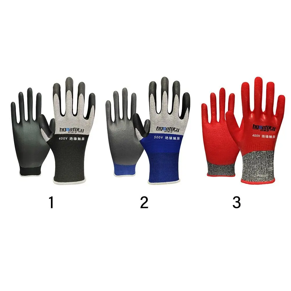 Ultrathin Electrician Insulating Gloves Withstanding Voltage 400V/500V Rubber Touch Screen Insulation Glove Industrial insulating gloves