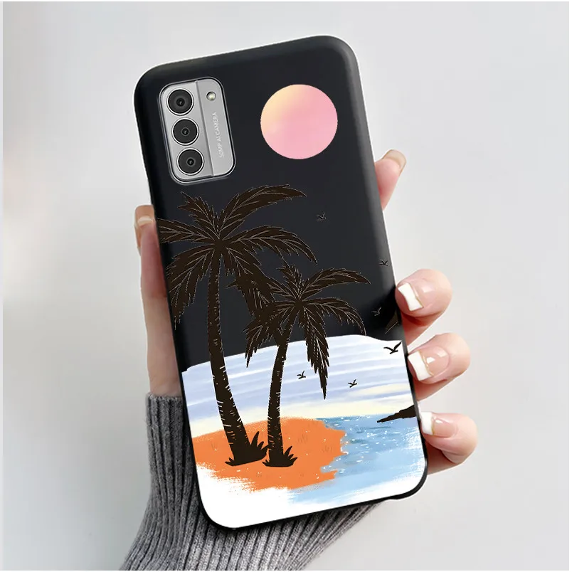Silicone Soft Black Aesthetic Cute Cat Astronaut Phone Case Bumper Shell