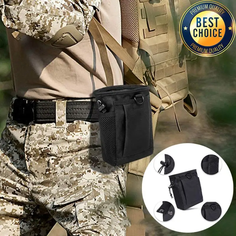 Outdoor Portable Recycling Bag 600D Nylon Molle Pouch Climbing Hanging EDC Gear Waist Sports Hunting Training Tactical Bag 2