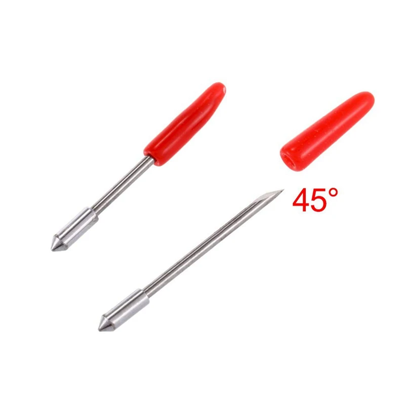 2X Blade Holder Base 36Pcs Cutting Blades 30 45 60 Degree For Silhouette Cameo 1 2 3 Portrait Curio Graphtec