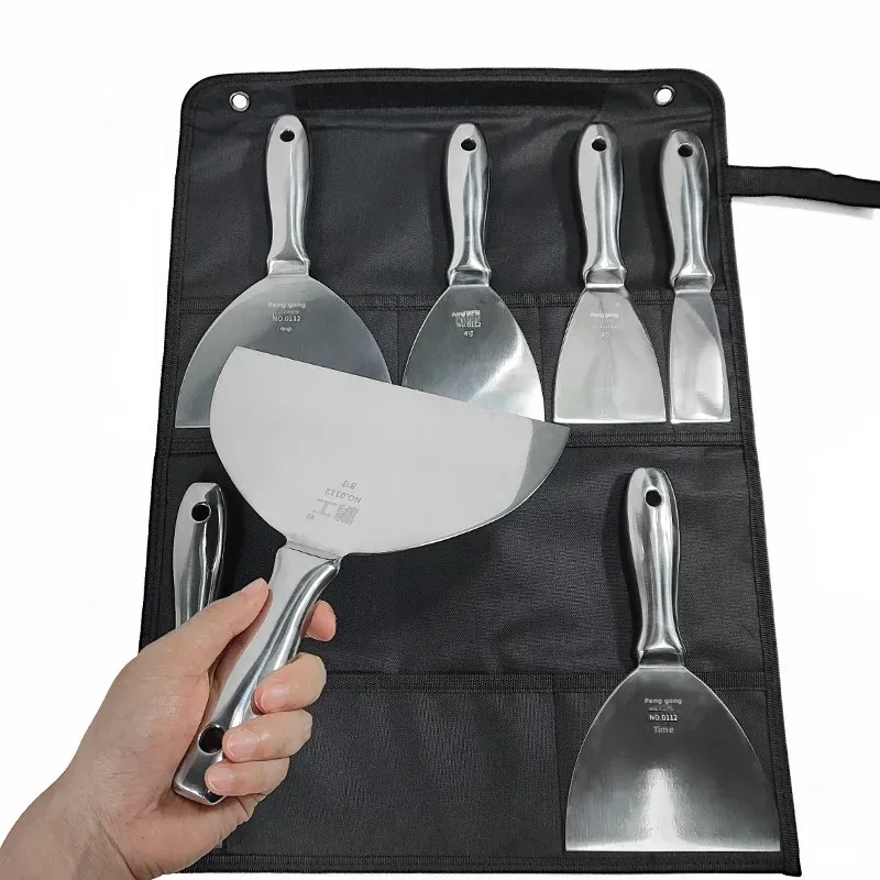 Stainless Steel Food Grade Thickened Durable Cleaning Spatula For Scraping Ash Oil Paint And Silicone Gel Thickened Plaster Trow