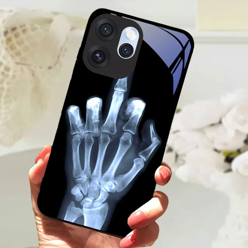 Tempered Glass Phone Case with Full Camera Protection