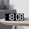Functional Digital Alarm Clock LED Digital Alarm Clock with Alarms Date Temperature Display for Track Time 4