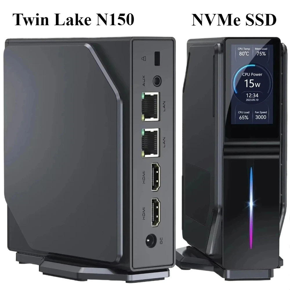 SZBOX S1 Alder Lake N97 Twin Lake N150 MINI PC Windows 11 DDR4 3200MHz 16GB 512GB Nvme SSD WIFI6 BT5.2 USB3.0*2 Gamer Computer