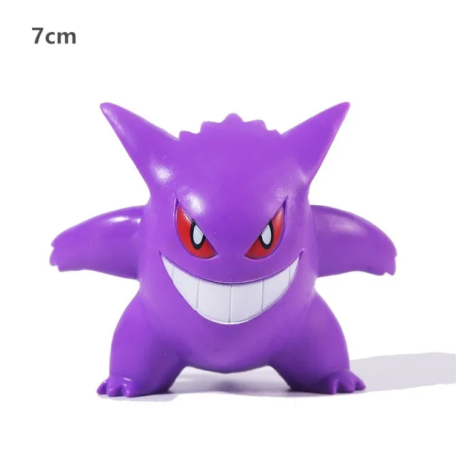 thumbnail image 1 of Figuras de acción de Pokémon de 34 estilos, juguetes de 8 cm, Arceus, Pikachu, Gengar, Charizard, modelo de PVC, juguete, regalo de cumpleaños para niños, 1 of 5