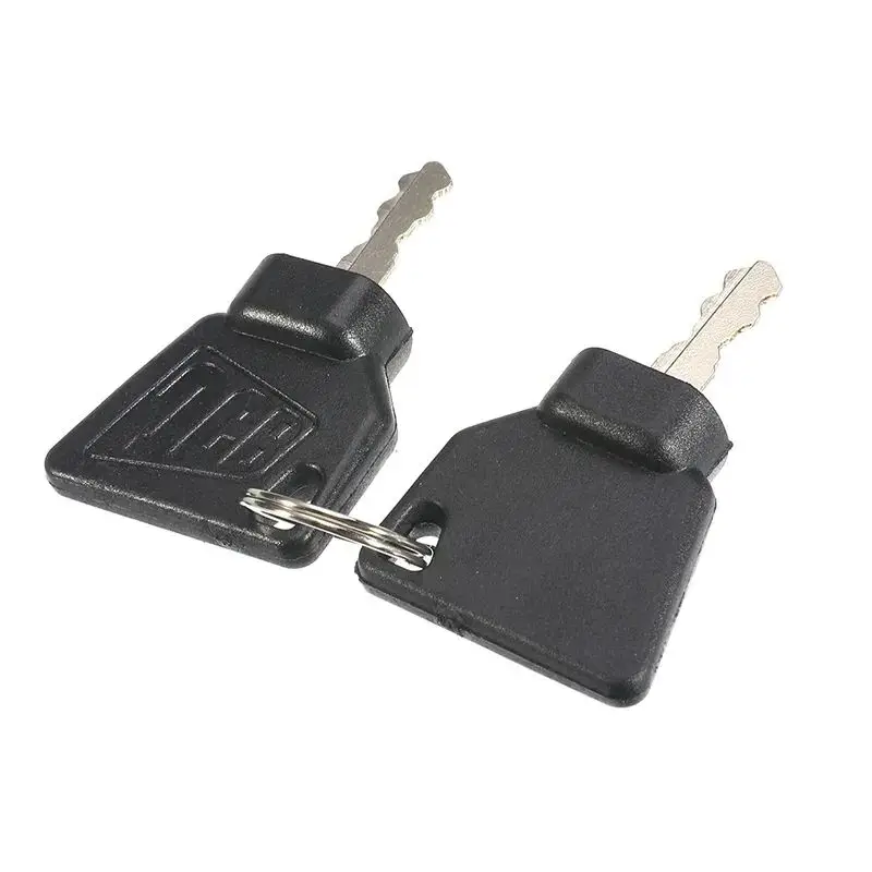 

2 Pcs Machine Digger Replacement Parts Ignition Start Key Switch Starter Key For JCB 3CX Excavator Most For JCB