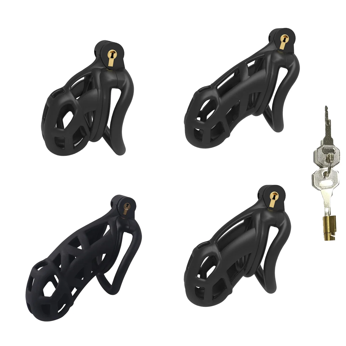 Penis Chastity Cage Chastity Lock Sex Toy Chastity Cage Accessory Penis Cock Ring Sex Toys for Men Adult Waist Belt Male Chastity Cock Cage Penis Sleeve Cockrings Erotic Urethral Lock BDSM Bondage