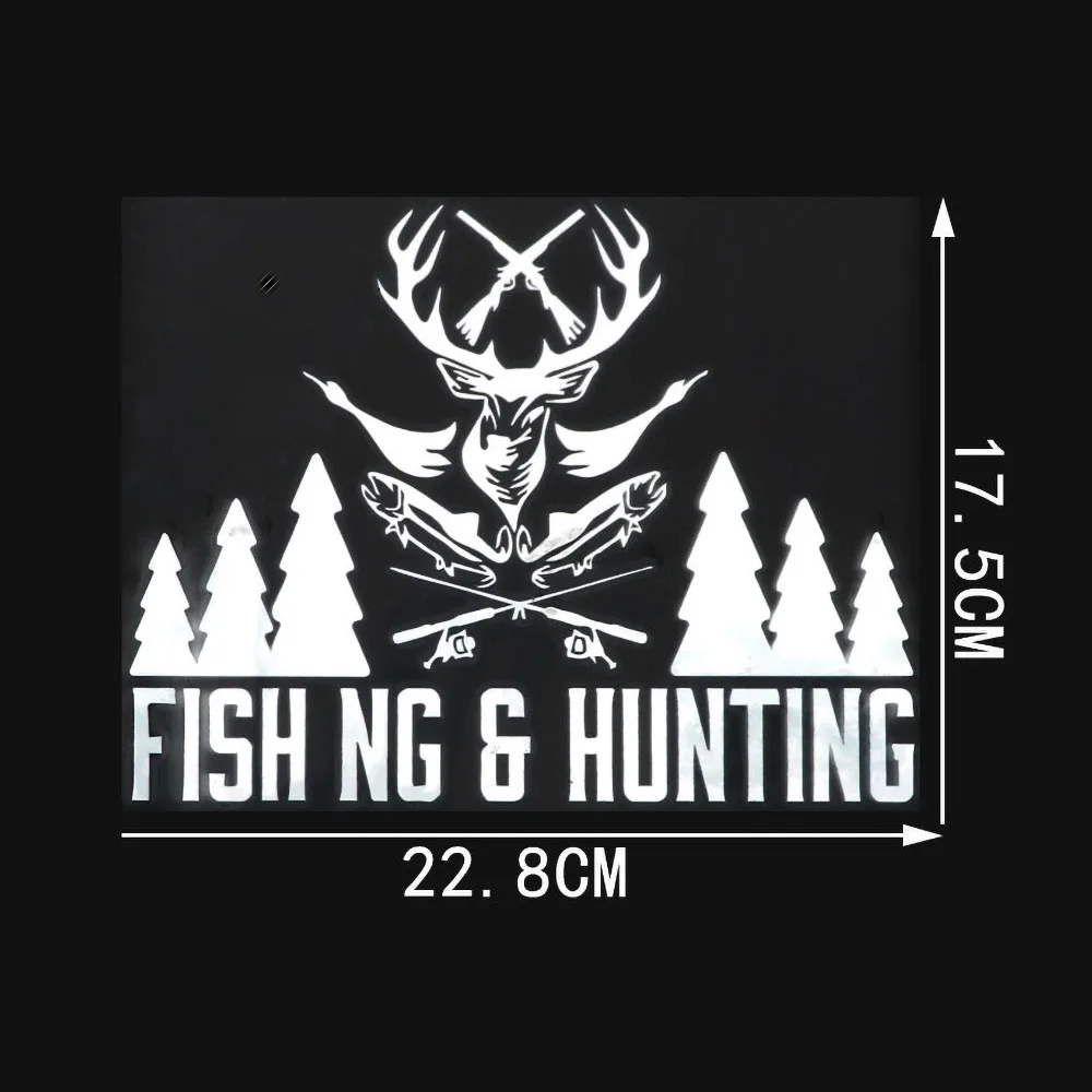 YJZT Fishing Hunting Shop Hunter Fisherman Vinyl Car Stickers Decals  S4-0084 - AliExpress