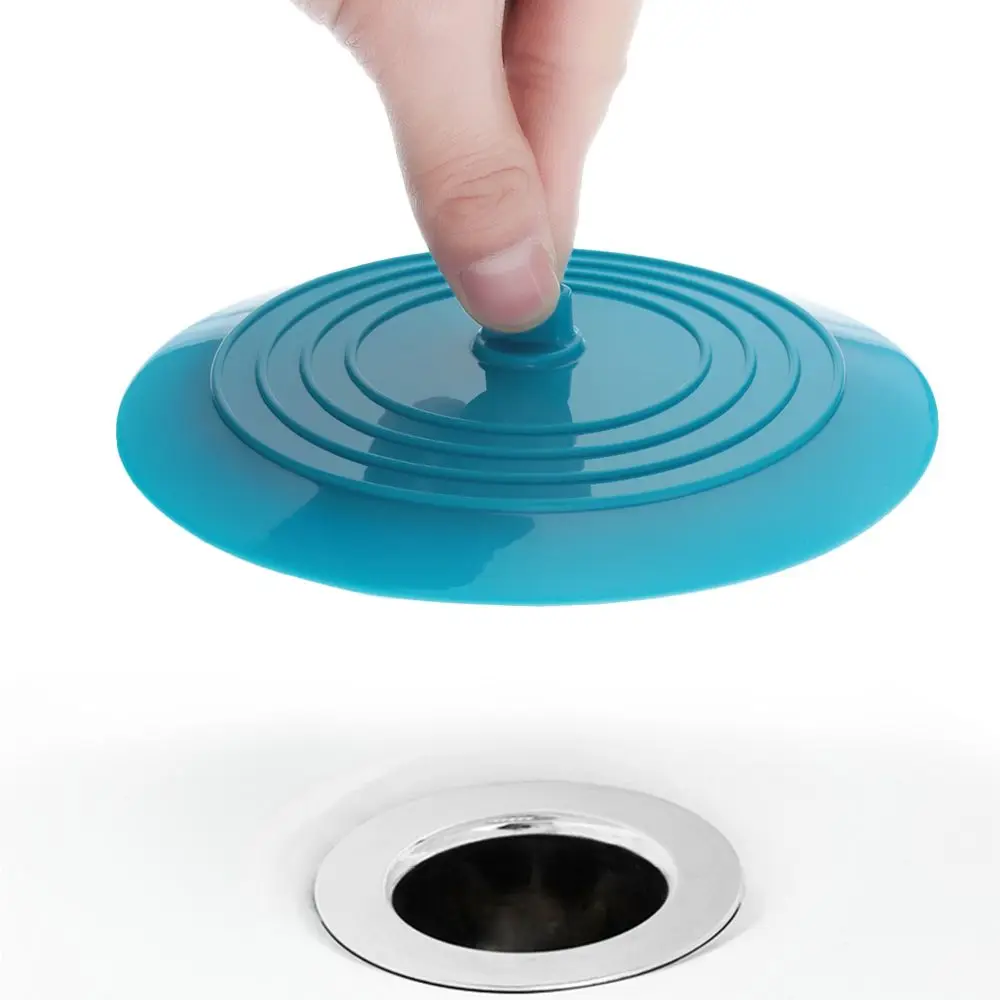 15 cm Silikon Nützliche Runde Badezimmer Lieferungen Waschraum Küche Kanalisation Abfluss Abdeckung Badewanne Stopper Wasser Waschbecken Stecker – Detail 5
