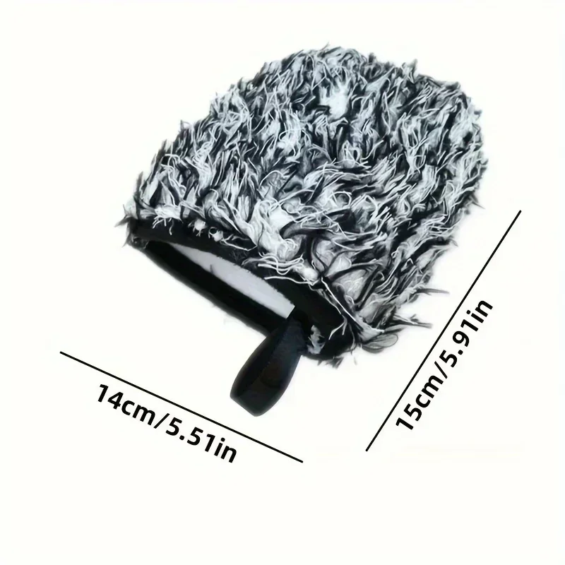 Microfiber Car Wheel Detailing Glove Soft Absorbent