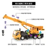 BGTOY 4WD RC Car With LED Light 2.4G Alloy Remote Control Crane Control Robotic Arm Simulation Engineering Truck Boys Kids Gifts 4