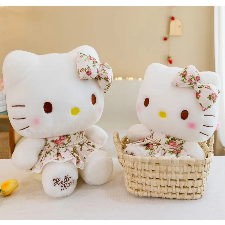 Hello Kitty Plush Toy Kawaii Plushie Stuffed Plush Animals Doll Pillow Gift Girl