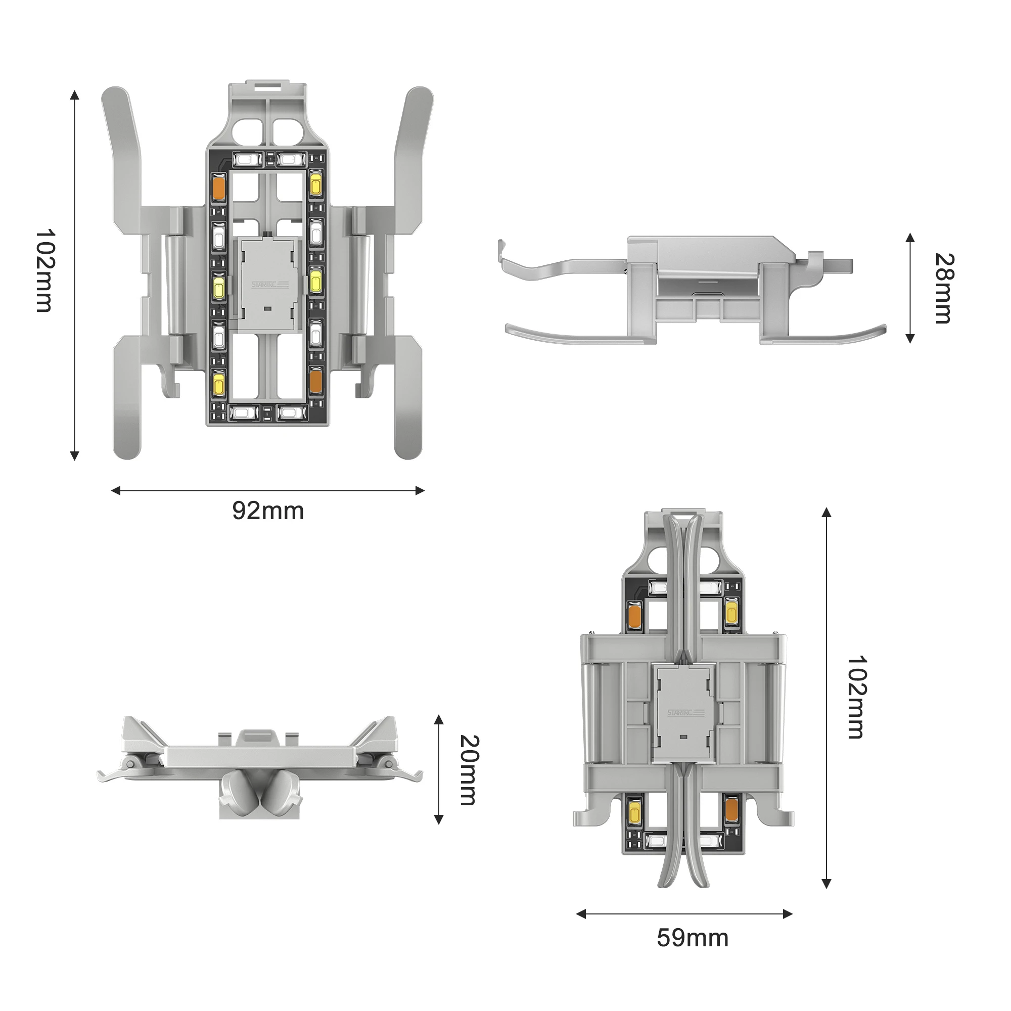 STARTRC-DJI Mini 3 pro   Ʈ ̵ ̽ ٸ Ȯ  ٸ ĵ Ű, DJI Mini 3 ׼