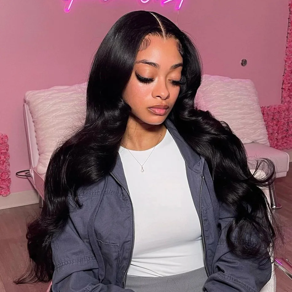 

Wiggogo Body Wave Human Hair Wigs 13x4 Hd Lace Frontal Wig Loose Wave Frontal Wig 13x4 Lace Front Human Hair Wig Glueless Wigs