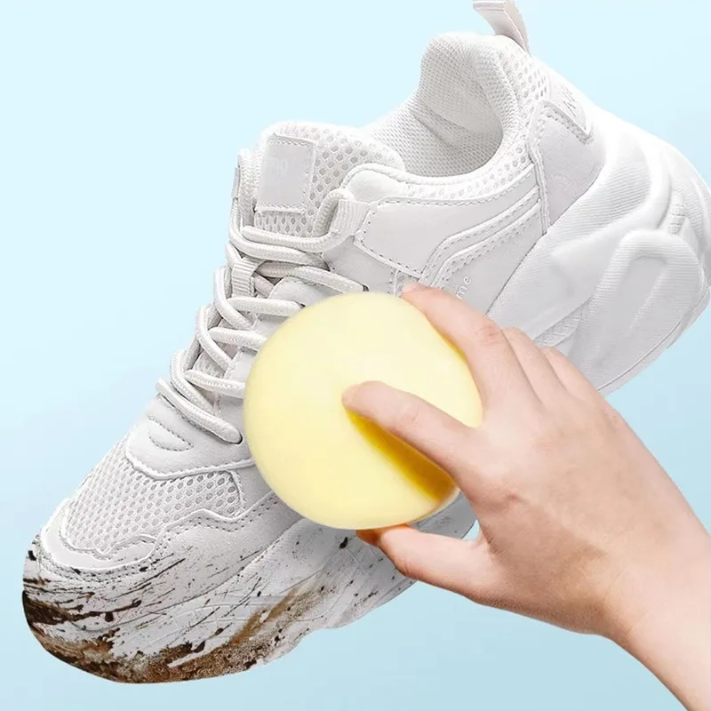White Shoes Cleaning Cream 다용도 클리너 Effectively Dissolves Dirt Shoes Whitening All-Purpose Cleansing Cream With Wipe Sponge shoe cleaner shoe cleaning kit