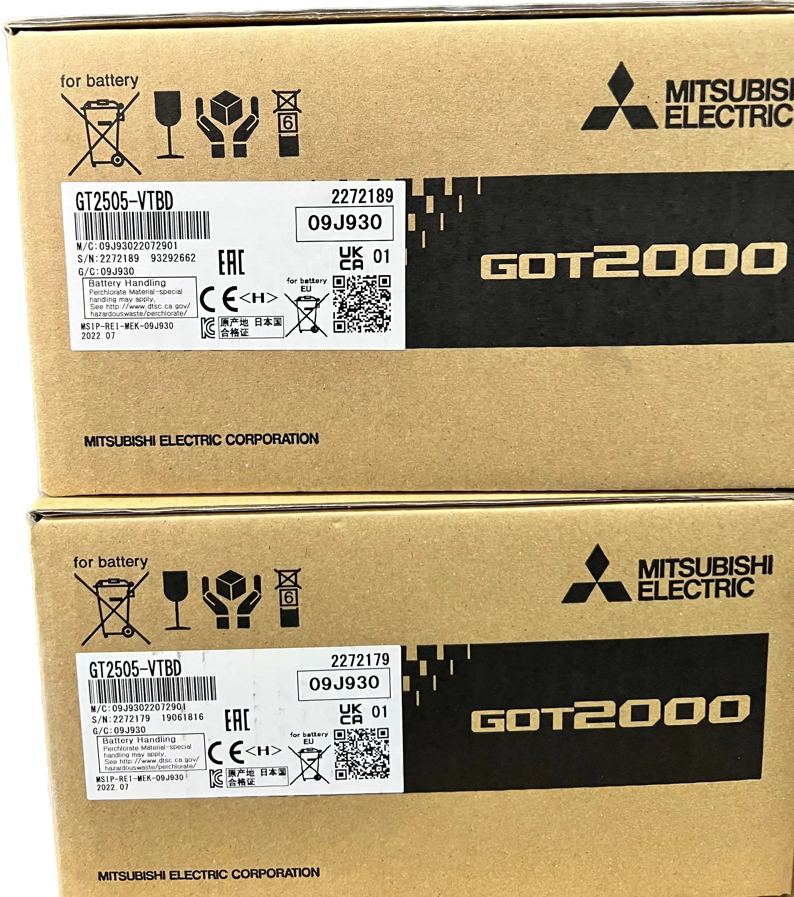 GT2505-VTBD HMI New In Box