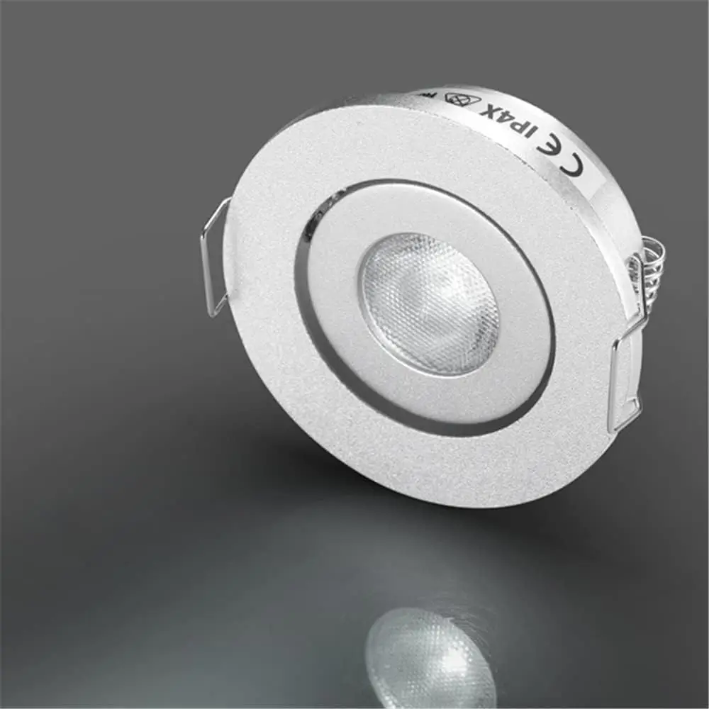 

(Pack of 10) Mini 3W Recessed Ceiling Down Light Lamps LED Downlights for Living Room Cabinet Bedroom 5000K