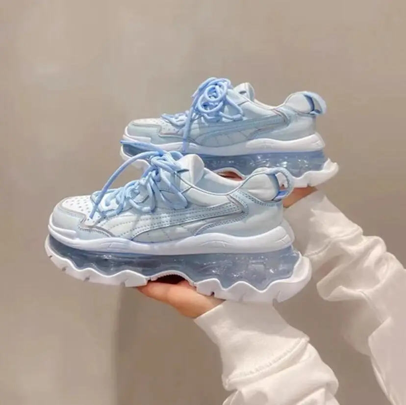 

Женские кроссовки на платформе, Повседневные Легкие кроссовки на воздушной подушке, спортивная обувь, новинка 2023