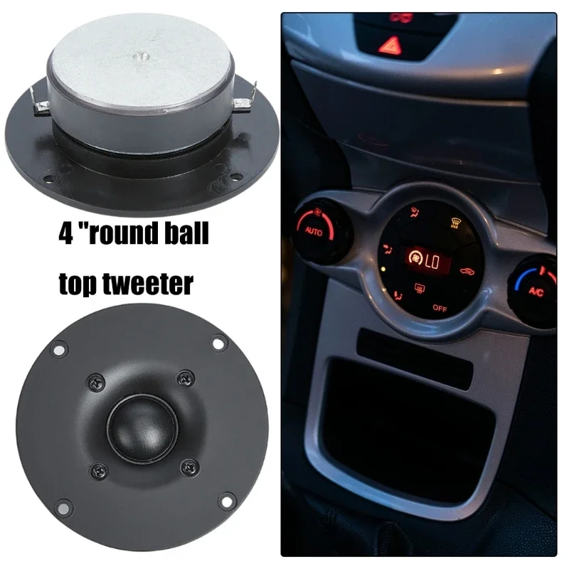 4Inch 8Ohm 60W 104mm HiFi Hifi Silk Cloth Dome Tweeter for Superior Sound Quality in Home Sound Systems