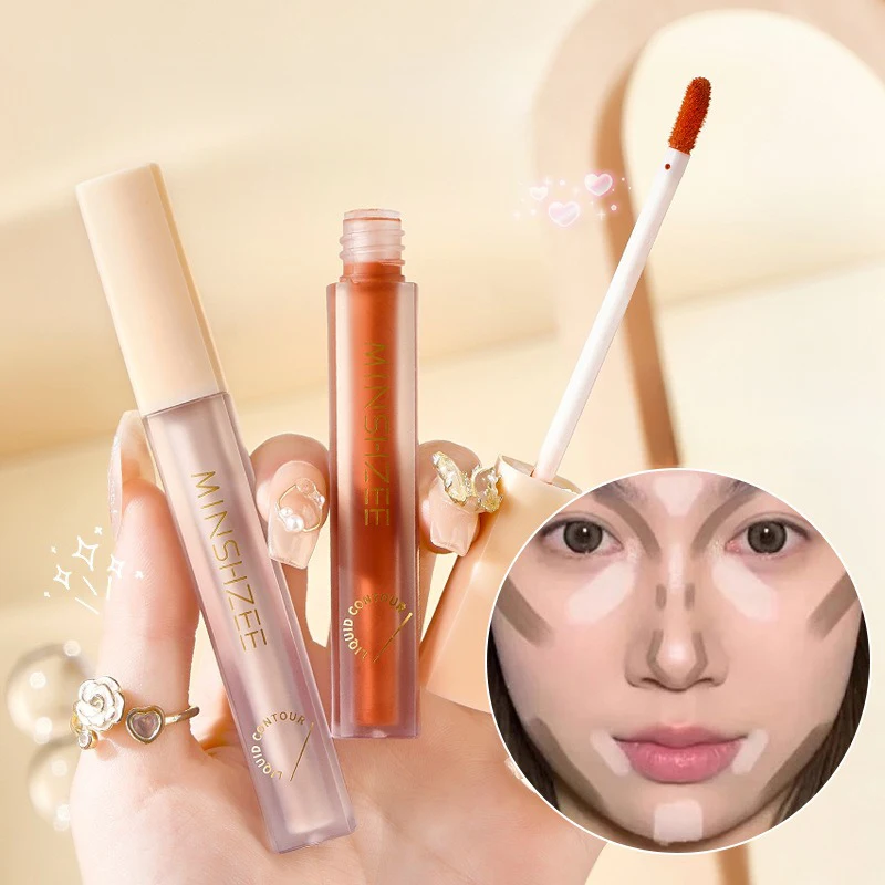 Liquid Contouring Stick 3D Cement Grey Nose Shadow And Highlighter Facial Brightening Cream Contour Bronzer Concealer Makeup_voghion.com