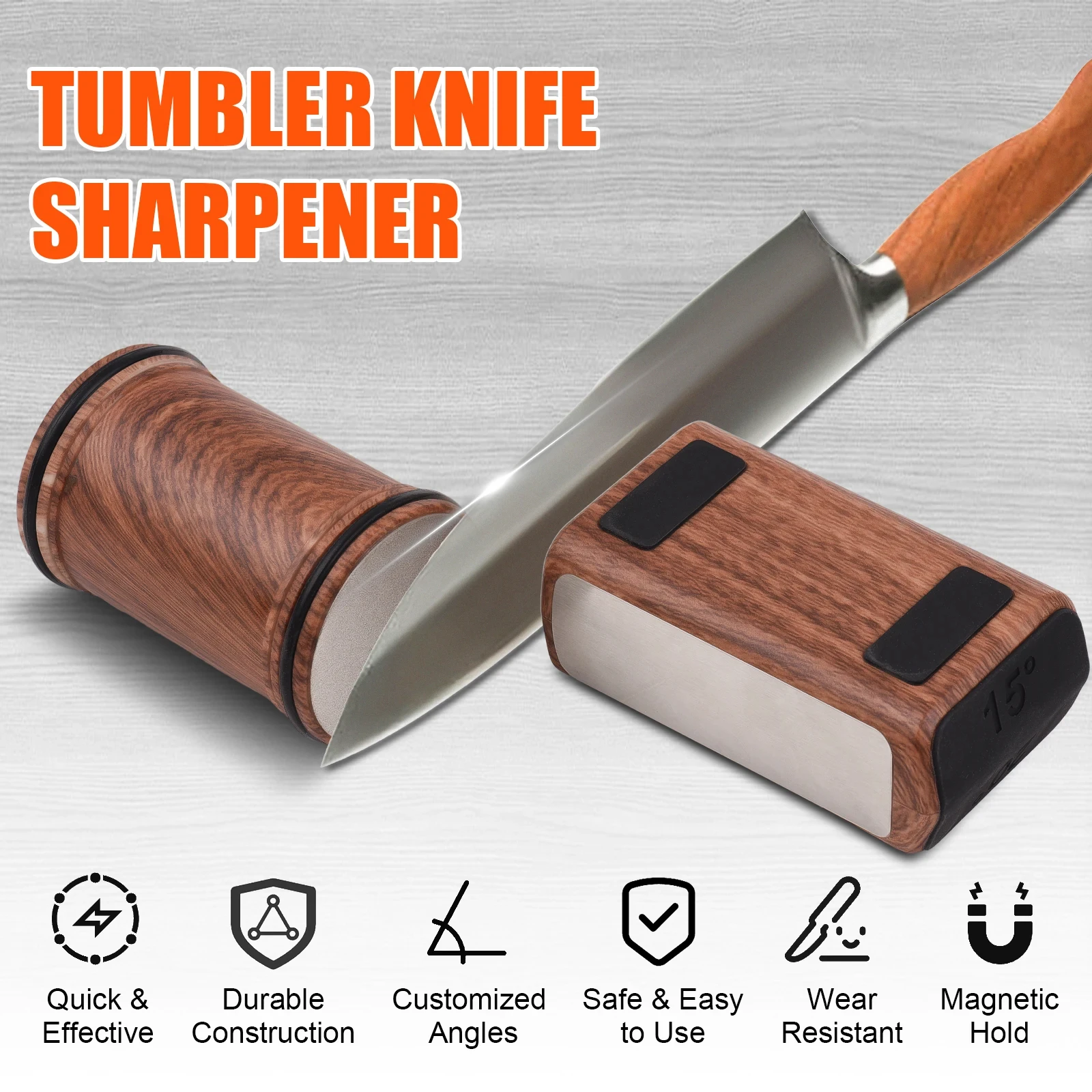 TumblerRollingKnifeSharpenerDetachableKnifeSharpeningRolling