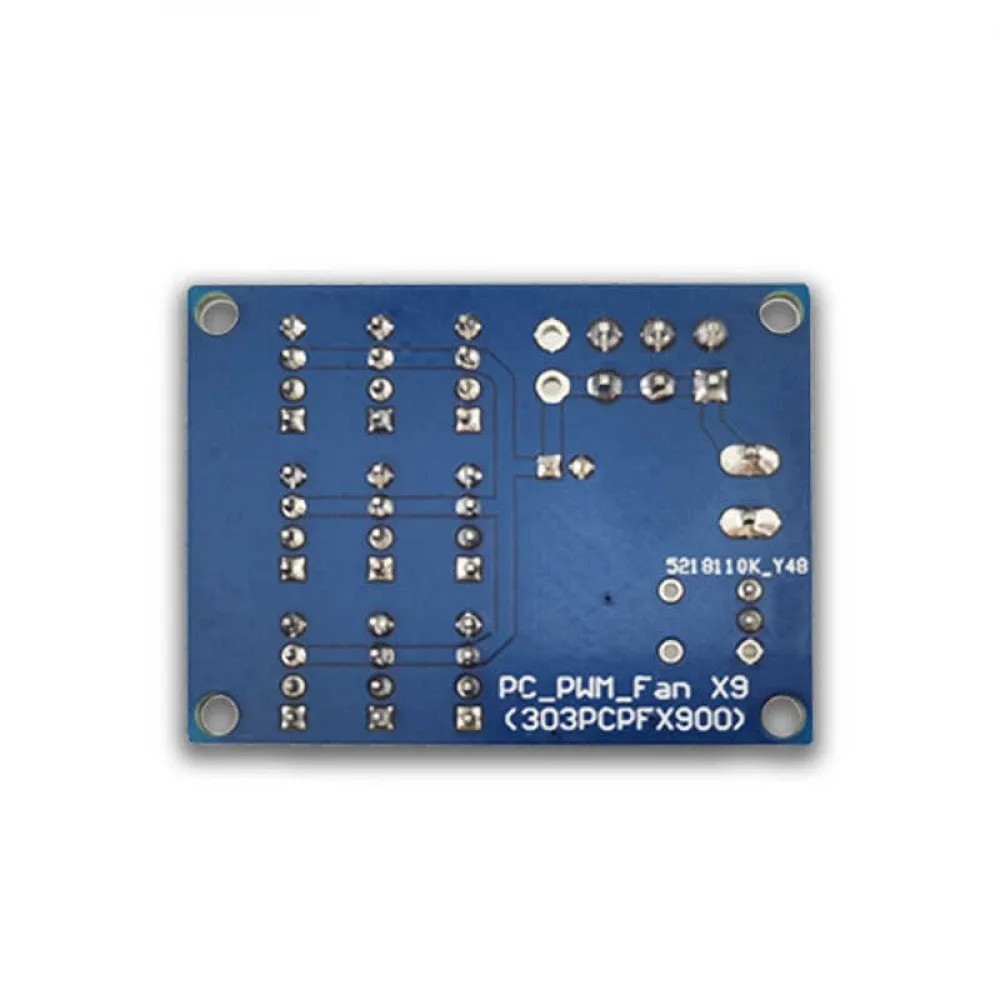DC12V 9-Way PWM Speed Controller NTC Temperature Control Speed Moudle for PC CPU Cooler Fan Board Multi-channel Governor