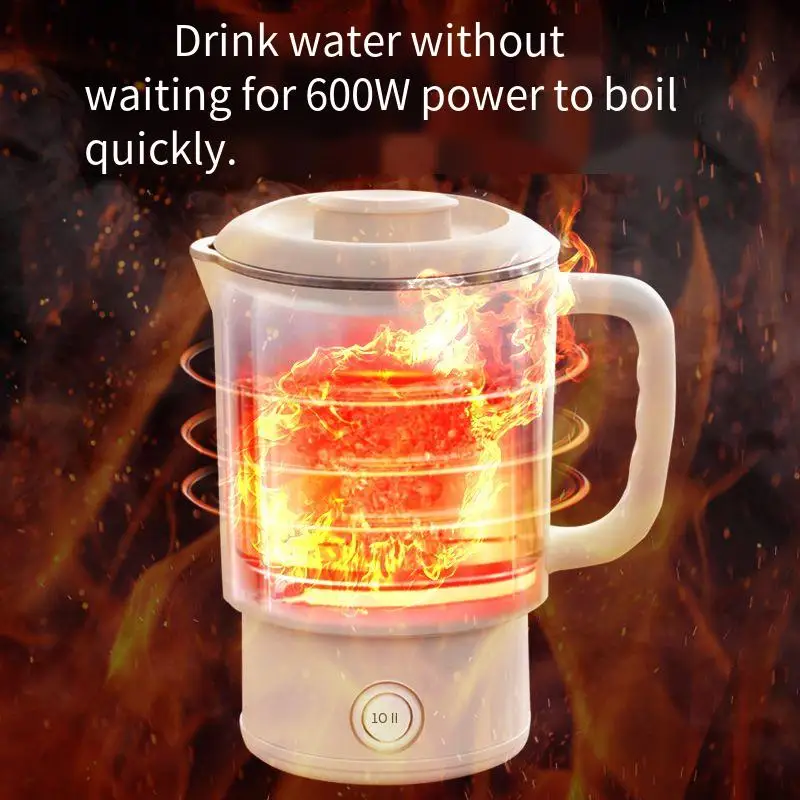 Portable Folding Water Heater For Travel Outdoor Small 304 Steel Electric Kettle Folding Water Cup Is Convenient And Easy To Use 5