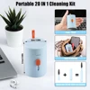 Laptop Computer Keyboard Cleaner Kit 20in1 Multifunction Phone Cleaning Spray For iPhone iPad Airpods MacBook Clean Brush Tool 4