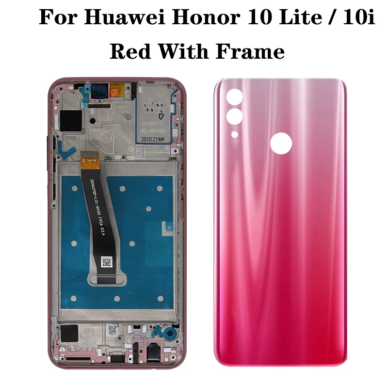 Écran LCD + Vitre Tactile Pour Huawei Honor 10 Lite – WAS-LX1, WAS-LX, Noir