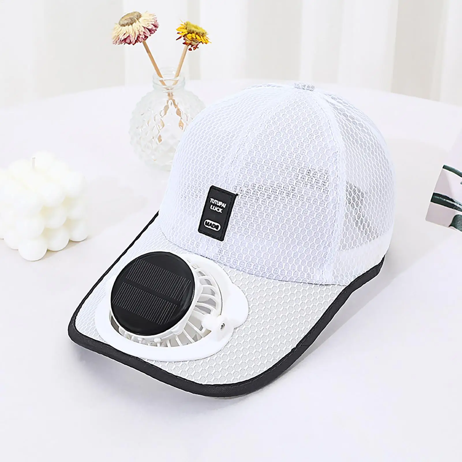 gorra con ventilador, sombrero con protección solar para exteriores, ventilador recargable por USB, gorras de béisbol, protector solar de verano, 1 ud. &raquo; gorra con ventilador