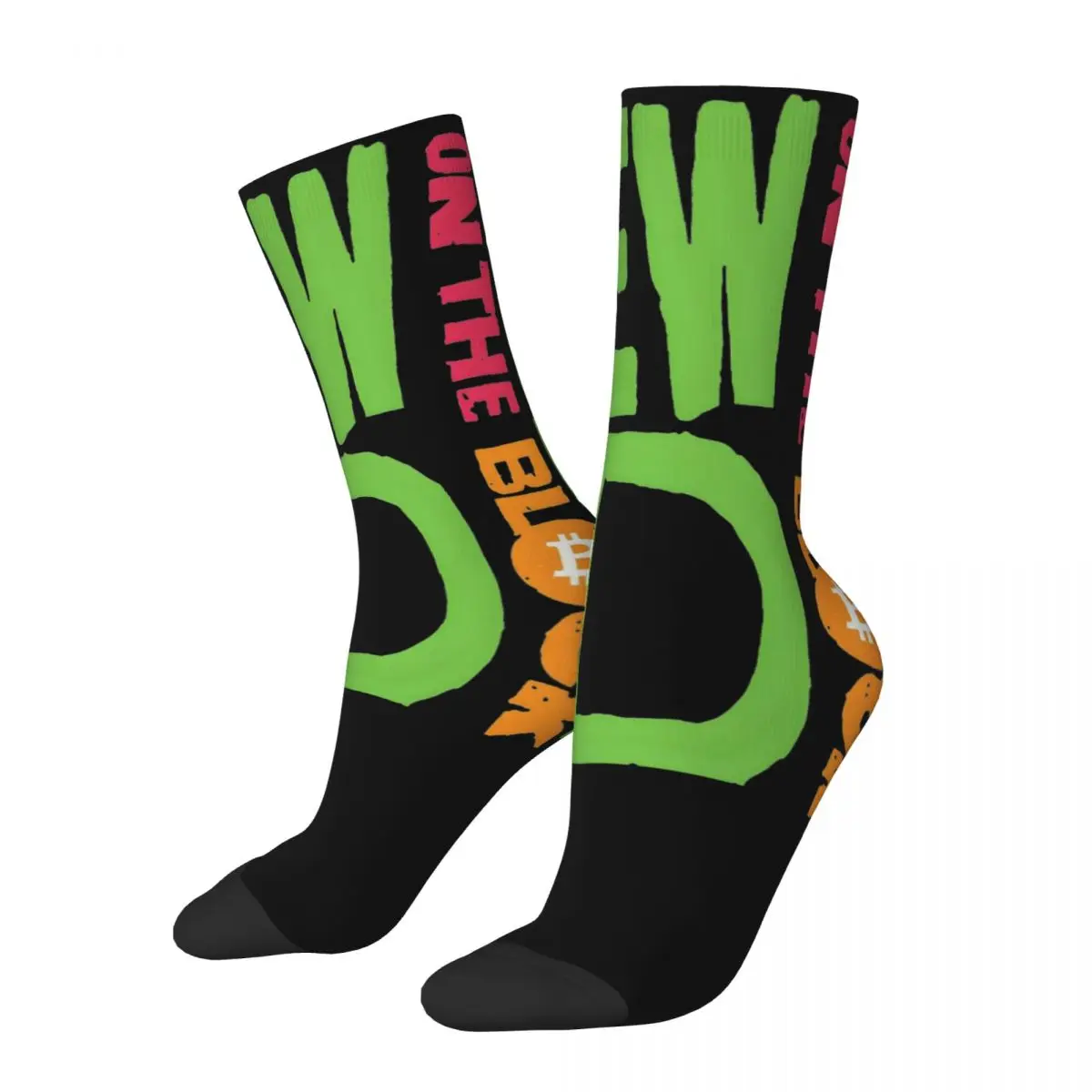 

New Kids On The Block Music Band Crew Socks Sweat Absorbing Album Tour 2024 Sport Middle Tube Sock Soft for Men's Small Gifts
