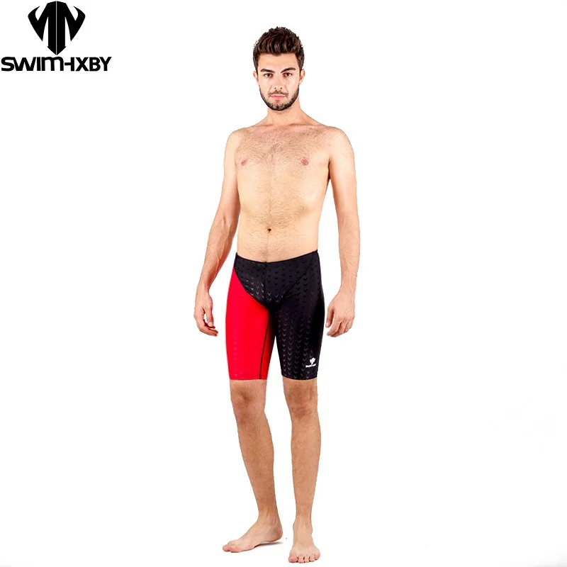 Jammer Swimming Trunks Men Hxby Competition Swimming Sharkskin