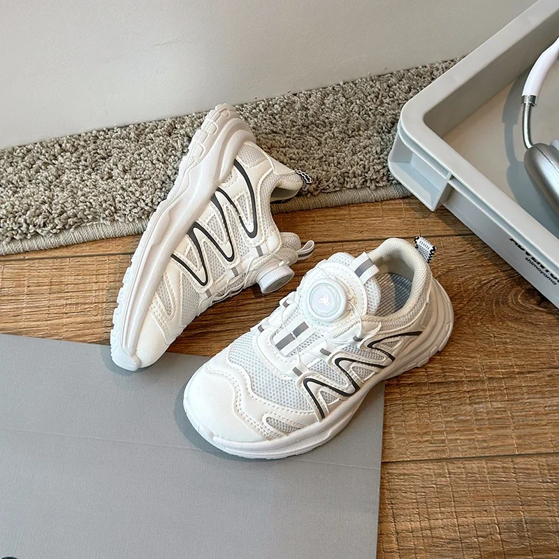 Breathable Mesh Kids Basketball Sneakers for Girls and Boys