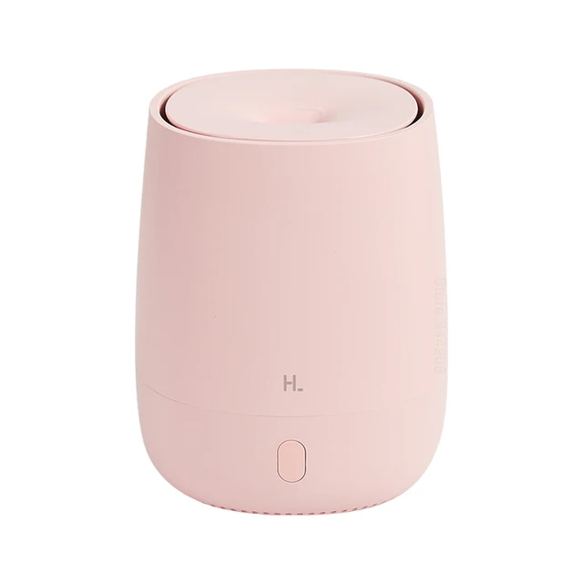 XIAOMI Youpin HL Aromatherapy Diffuser Humidifier Air Dampener Aroma Machine Essential Oil Ultrasonic Mist Maker LED Night Light pink