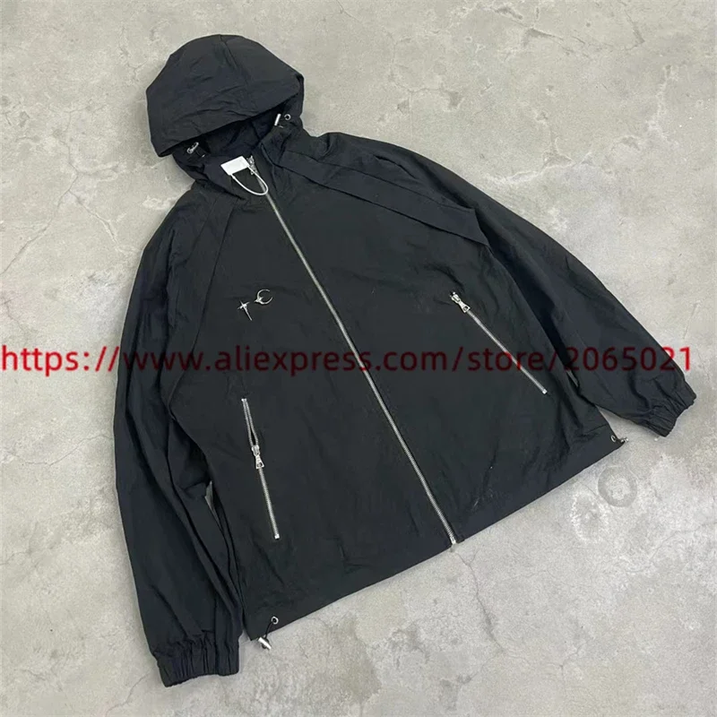 Thug Club Metal Logo Jacket Men Women Patchwork Sunscreen Windbreaker Jackets 4 S151fbe77dd3441baa5c61557abdb39584