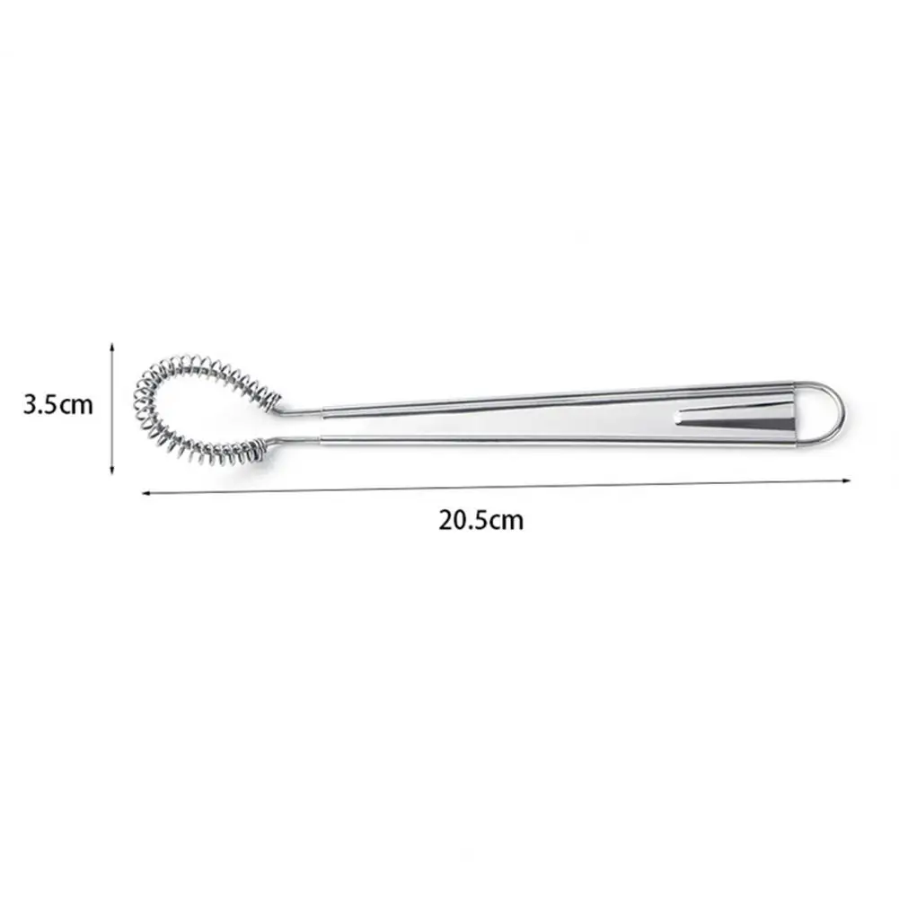 Egg Mixer Sturdy Good Elasticity Stainless Steel Hand Held Spring Whisk Kitchen Stainless Steel Egg Beater