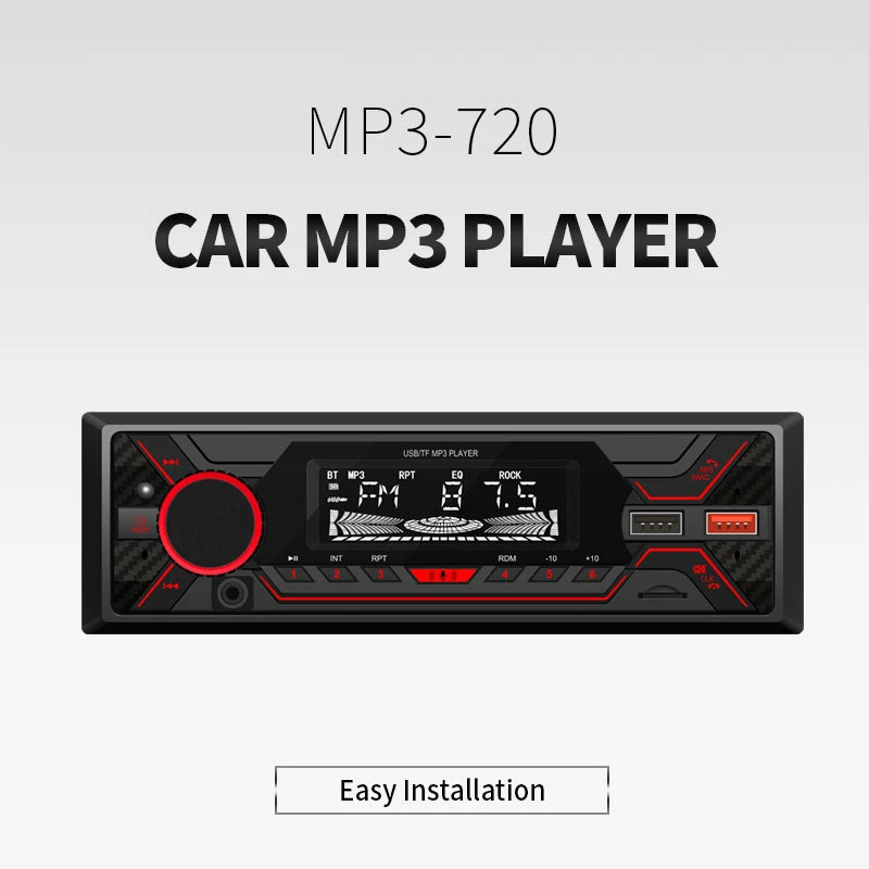 

Автомагнитола 1 Din с Bluetooth, стерео-система с поддержкой MP3 плеера, FM-радио, USB
