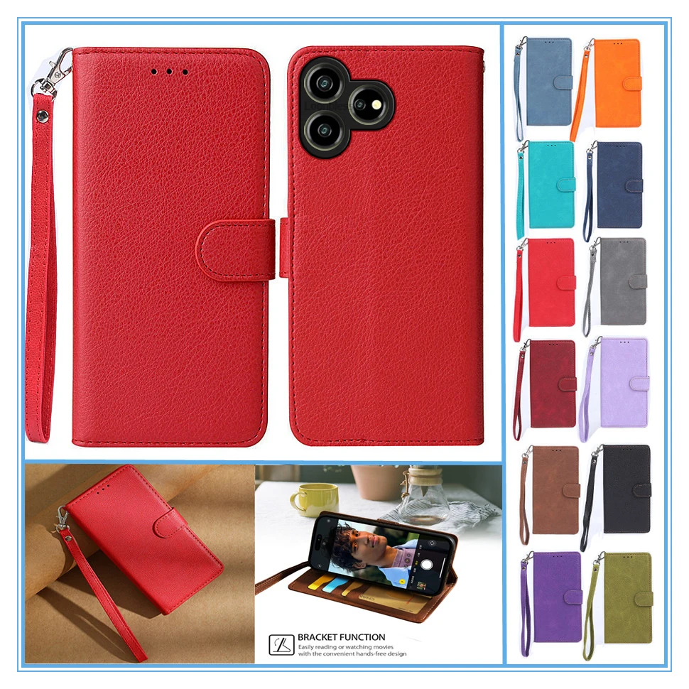 Wallet Flip Case For ZTE Blade V50 Design Phone Case Etui