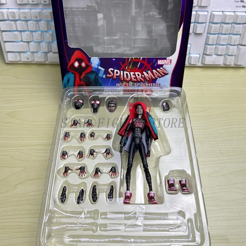 MAFEX　NO　107 SPIDER-MAN マイルスモラレス マフェックス Mafex 107 Miles Morales Action Figure 13cm PVC Model Marvel
