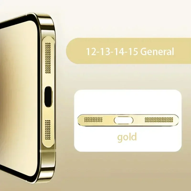 Premium Metal Dust Plug with Speaker Filter for iPhone - Ultimate Charging Port Protection and Dustproof Accessory
