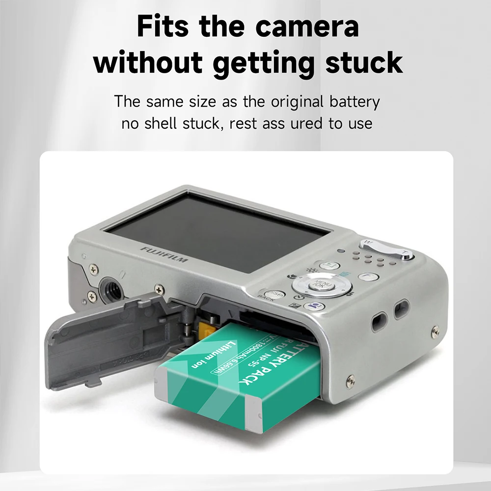 富士フイルム用急速充電バッテリー,タイプC充電器,NP-95,f30,f31,f31fd