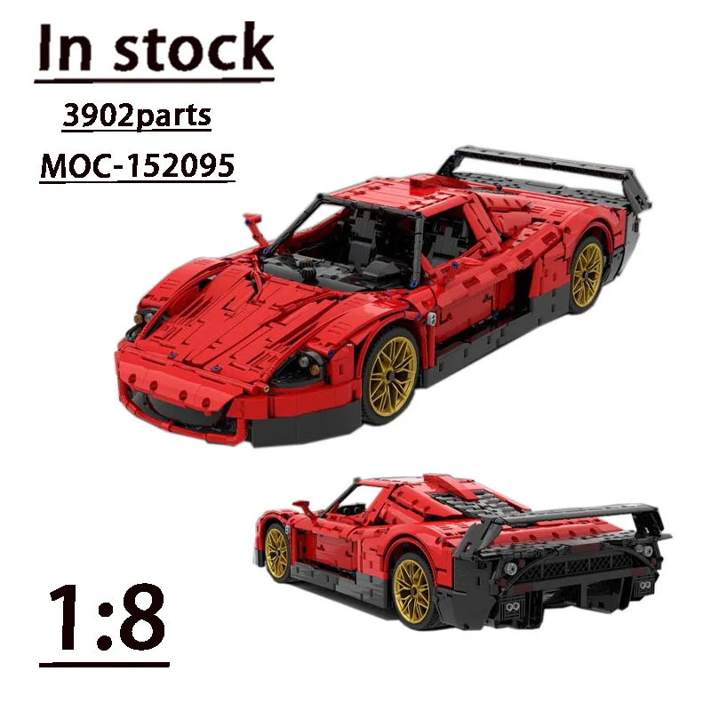 

MOC-152095NewClassic Cinematic Supercar MC12 (1:8) Assembly Splicing Building Blocks Model3904 PartsChildren's Birthday Toy Gift