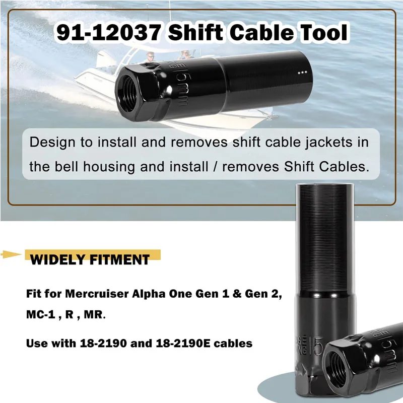91-12037 Shift Cable Tool and 18-9861 Hinge Pin Tool Fit for